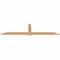 Ekena Millwork Eugene Smooth Timber Gable Bracket, Western Red Cedar, 108"W x 27"H x 1 1/2"D x 5 1/2"F, 6/12 Pitch GBW108X27X0206EUG00SWR - alternate 5